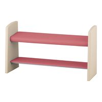 アズワン 立ったまま座るベンチ(スベラーン)1500×460×800mm ピンク TSB-1500-P 1台 9-1604-01（直送品）