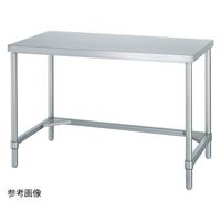 アズワン 静音ステンレス作業台(三方枠) 幅450×奥行450×高さ800mm WTN-4545SI 1個 4-6987-01（直送品）