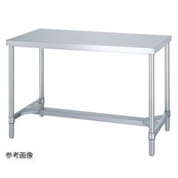 アズワン 静音ステンレス作業台(H枠) 幅1500×奥行450×高さ800mm WH-15045SI 1個 1-1632-40（直送品）