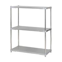 アズワン ステンレスシェルフ W910×D460×H1200mm ASGSS3-4690 1セット 60-6339-09（直送品）