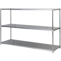 アズワン ステンレスシェルフ W1510×D610×H1200mm ASGSS3-60150 1セット 60-6339-46（直送品）
