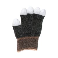 アズワン 制電手袋 導電性タイプ 指先コート SS 1袋(10双入) APCC-2-SS 1袋(10双) 4-7132-05（直送品）