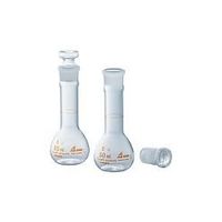 アズワン 短型メスフラスコ 白 50mL(酸洗浄済み) ASONE1-8566-01 1個 60-9771-56（直送品）