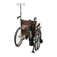 アズワン 自走式車いす NVOー0 ガードル棒、ボンベ架セット 8-900-05 1台（直送品）