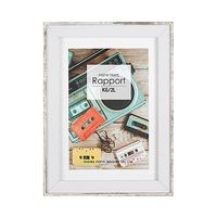 ハクバ写真産業 フォトフレーム ラポール 2L ウッディホワイト FWRP-WW2L 1個 64-7755-79（直送品）