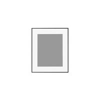 ハクバ写真産業 アルミ額縁 HFAー03 半切 ブラック(ホワイトマット) HFAー03BWMーH HFA03BWMH 1個（直送品）