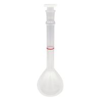 ニッコー・ハンセン PPメスフラスコ 100mL 1ケース(100個入) 3031-04 1ケース(100個) 69-5602-60（直送品）