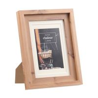 ハクバ フォトフレーム Chaleur (シャルール) L/KG/ハガキ/2Lサイズ アンバーブラウン FWCHR-ABR 1枚（直送品）