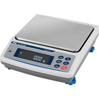 防塵・防水型校正用分銅内蔵中量級天びん ひょう量10.2kg×最小表示0.01g 中国語版校正証明書付 65-2770-90-57 1台（直送品）