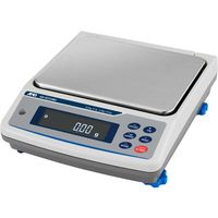 防塵・防水型校正用分銅内蔵中量級天びん ひょう量8.2kg×最小表示0.01g/0.1g 英語版校正証明書付 65-2770-89-56（直送品）