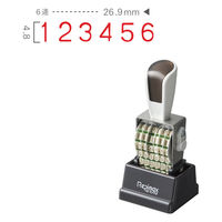 サンビー リピマックスニュースペシャル 欧文3号6連[ゴシック体] RMX-6G3N 1個（直送品）