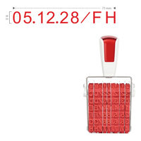 サンビー シルバー回転印製造所固有記号用1号7連[ゴシック] SR-SK1GR 1個（直送品）