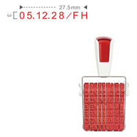 サンビー シルバー回転印製造所固有記号用4号7連[ゴシック] SR-SK4GR 1個（直送品）