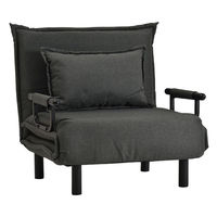 タマリビング 折りたたみソファベッド 幅875mm ダークグリーン 1台（直送品）