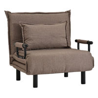 タマリビング 折りたたみソファベッド 幅875mm ブラウン 1台（直送品）