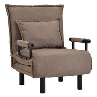 タマリビング 折りたたみソファベッド ミニ 幅650mm ブラウン 1台（直送品）