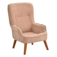 タマリビング ポポララ ハイバックソファ 1人掛 幅620mm ライトピンク 1台（直送品）