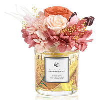 大河商事 透明感あふれるプリザーブドフラワー シルクオレンジ bon030_or 1個（直送品）