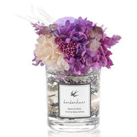 大河商事 透明感あふれるプリザーブドフラワー バイオレットミスト bon030_vio 1個（直送品）