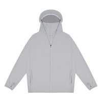 大河商事 UVパーカー L-2L フード付き グレー solshade802GY_L-2L 1着（直送品）