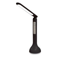 大河商事 LED 卓上ライト充電式・折りたたみ式・調光3段階 ブラック wasser30 1台（直送品）