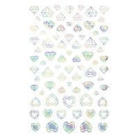 TSUMEKIRA(ツメキラ) ネイルシール Shiny Stone オーロラ(ジェル専用) ES-SOM-008 1セット(3枚)（直送品）