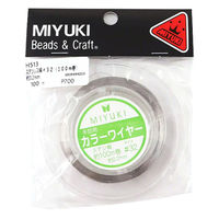 MIYUKI 手芸ワイヤー カラーワイヤー ステンレス線 #32 約100m巻 H513 MIY-H513 1セット(6個入)（直送品）