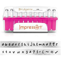 MIYUKI ImpressArt インプレスアート レタースタンプ Bridgette 小文字 MIY-U0002-3-3 1個（直送品）