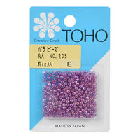トーホー(TOHO) 丸大ビーズ バラパックビーズ 外径約3mm No.205 約7g入り MLB-205-BA 1セット(5枚)（直送品）