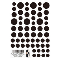 TSUMEKIRA(ツメキラ) ネイルシール MEGUドット BLACK NN-MGN-006 1セット(3枚)（直送品）