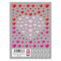 TSUMEKIRA(ツメキラ) ネイルシール Pixel heart NN-NGM-001 1セット(3枚)（直送品）