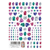 TSUMEKIRA(ツメキラ) ネイルシール 宝石ジュエリー refined NN-TSU-008 1セット(3枚)（直送品）