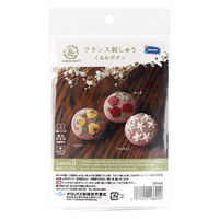 オリムパス製絲 (Olympus Thred) フランス刺しゅうキット くるみボタン Level.3 GPK-6 OLY-GP-K6 1組（直送品）