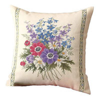 ししゅうキット 6025(ベージュ) クッション アネモネのクッション OLY-K6025 1枚（直送品）