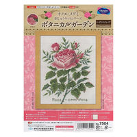 オノエ・メグミ 刺しゅうキットシリーズ ボタニカルガーデン 7504・ローザセンティフォーリア OLY-K7504 1枚（直送品）