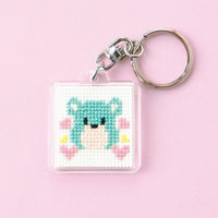 オリムパス製絲 (Olympus Thred) キー・リング刺しゅうキットKS-150くま OLY-KS150 1セット(2組)（直送品）