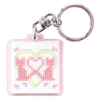 キー・リング刺しゅうキット Fancy Colors なかしよしねこ KS-153 OLY-KS153 1セット(2組)（直送品）