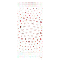 TSUMEKIRA(ツメキラ) ネイルシール ドットフラワー&リボンピンクゴールド SG-ICH-003 1セット(3枚)（直送品）