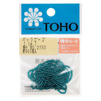 トーホー(TOHO) 特小ビーズ 糸通しビーズ 外径約1.5mm No.27BD 1m入り SSB-27BD-PC 1セット(5枚)（直送品）