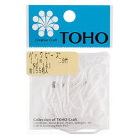 トーホー(TOHO) 竹ビーズ 二分竹 糸通しビーズ 長さ約6mm No.108 1m入り TK2-108-PC 1セット(5枚)（直送品）