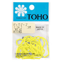 トーホー(TOHO) 竹ビーズ 二分竹 糸通しビーズ 長さ約6mm No.42 1m入り TK2-42-PC 1セット(5枚)（直送品）