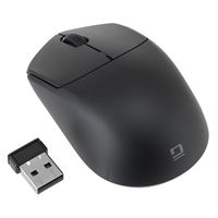 ナカバヤシ 無線静音 軽量ミニマウス 3ボタン BlueLED ブラック MUS-RKT249BK 1個（直送品）