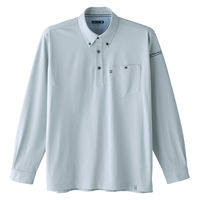 Asahicho(旭蝶繊維) 0024 長袖ニットシャツ ライトグレー SSサイズ 1枚（直送品）