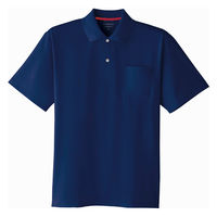 Asahicho(旭蝶繊維) E0014 半袖ポロシャツ ネイビー 3Lサイズ 1枚（直送品）