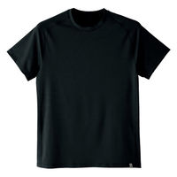 Asahicho(旭蝶繊維) 0018 消臭半袖Tシャツ ブラック SSサイズ 1枚（直送品）
