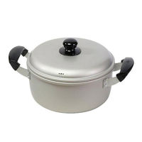 リバティーコーポレーション 両手鍋 22cm アルミ ガス火専用 軽量 LD-360 1個（直送品）