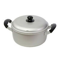 リバティーコーポレーション 両手鍋 24cm アルミ ガス火専用 軽量 LD-361 1個（直送品）