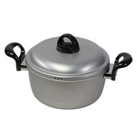 リバティーコーポレーション 両手鍋 20cm アルミ 軽量 ガス火専用 LD-370 1個（直送品）