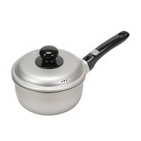 リバティーコーポレーション 片手鍋 14cm アルミ ガス火専用 軽量 LD-374 1個（直送品）