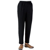 ケアファッション 吸汗速乾裾ファスナーパンツ ブラック 3L W013905035 1着（直送品）